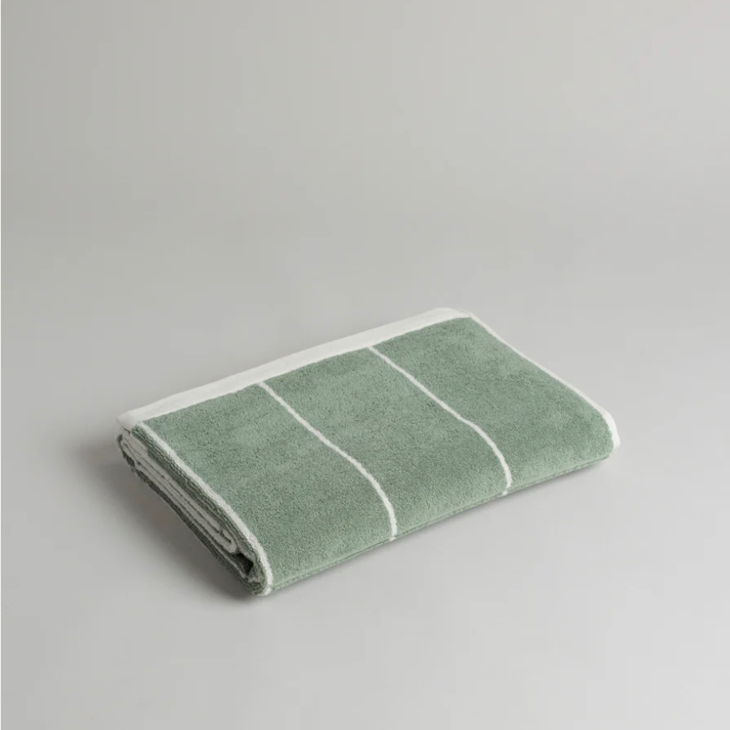 Bethell Bath Towel | Sage/Chalk