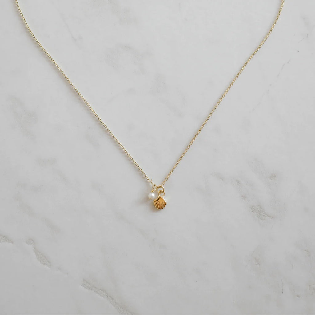 Sophie Shell/Pearl Necklace